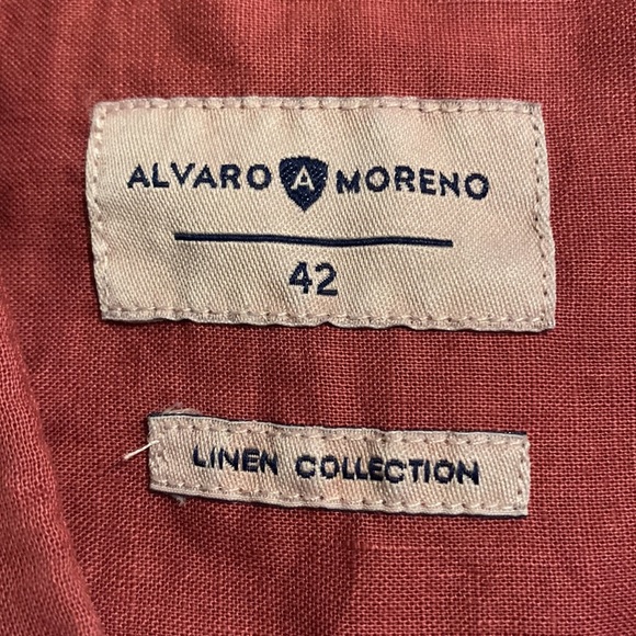 Alvaro A Moreno Linen Blend Button-down Shirt - Picture 8 of 10